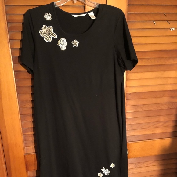 Black shift dress - Picture 2 of 2